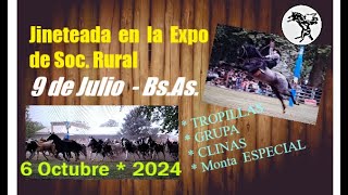 Jineteada en la Expo Rural de 9 de Julio 6 OCTUBRE 2024 [upl. by Wu]