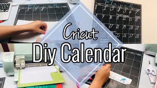 DIY CALENDAR  CRICUT [upl. by Florry]