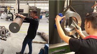 280×1470 mmHydraulic cylinder rod machining process [upl. by Nylitsirk]