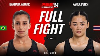 Full Fight l Barbara Aguiar vs Kamlaipetch Petchyindee Academy I RWS [upl. by Iorio937]