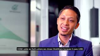 Barco ClickShare Customer Story Petronas Digital Collaboration Center PDCC [upl. by Yruok409]