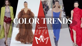 SpringSummer 2024 Fashion Color Trends [upl. by Dolly]