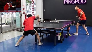 Backhand Flick Training with USA Olympian Yijun Tom Feng Backhand Flick like Zhang Jike [upl. by Gschu912]