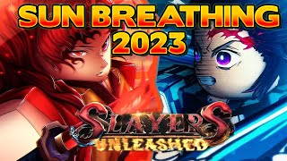 How to Get Sun Breathing In Slayers Unleashed In 2023 Latest Update Roblox  Latest Codes amp Tricks [upl. by Fernand]