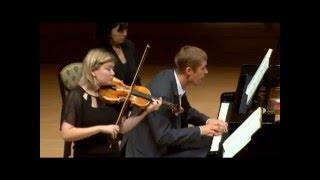 Alina Ibragimova amp Cédric Tiberghien  extract from Mozart sonata for piano and violin KV379 [upl. by Federica197]