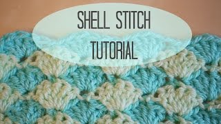 CROCHET Shell stitch tutorial  Bella Coco [upl. by Talia495]