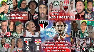 TORCIDAS DO BRASIL AO SÃO PAULO 2X0 BRAGANTINO E 4 VITORIAS CONSECUTIVAS COM ZUBELDÍA ALEGRÍA [upl. by Candless]