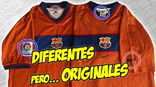 DIFERENCIAS entre CAMISETAS DE FÚTBOL  PLAYER STADIUM y FAN VERSION  Camiseta VINTAGE BARÇA [upl. by Clerissa]