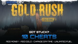 GOLD RUSH THE GAME CHEATS Add Gold Money Unlimited fuel   Trainer by MegaDev [upl. by Ennaxxor]