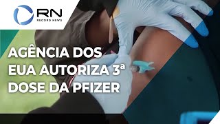 Agência reguladora dos EUA autoriza 3º dose da Pfizer [upl. by Aynodal259]