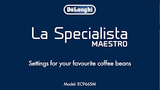 La Specialista Maestro  How to set up the coffee maker for your coffee beans [upl. by Yhtuv]