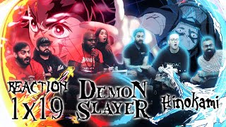 Demon Slayer  1x19 Hinokami  Group Reaction [upl. by Nylitsirk803]