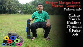 Review Matras karet  matras camping murah  Palava adv [upl. by Nairadal]