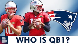 Patriots News QB Battle NOT Over Per Jerod Mayo Ft Drake Maye Jacoby Brissett Joe Milton [upl. by Felton]