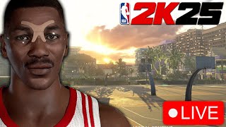 2K25  HAKEEM OLAJUWON BUILD  STARTER 3 GRIND  GOAT REWARDS PARK REC SQUAD UP [upl. by Tuorah556]