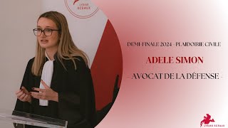 Adèle SIMON  Demi finale Lysias Sceaux 2024  Plaidoirie pénale [upl. by Far669]