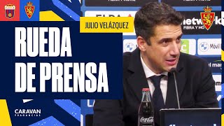 🎥 RDP  Julio Velázquez quotTal y como se ha desarrollado el partido hay que valorar el puntoquot [upl. by Gilburt]