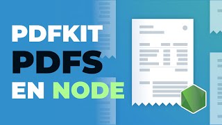 PDFKit  Crea PDFs desde Nodejs [upl. by Hallock]