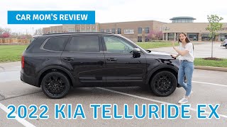 2022 Kia Telluride EX Nightfall  CAR MOM TOUR [upl. by Alcott941]