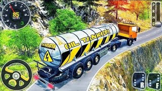 Indian Oil tankar junglee area bridge Ke upar se lekar ja Oil tankar City Road Android Gameplay [upl. by Orlina]