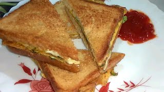 Bread Omlet Sandwich Recipe in Hindi  Easy amp Quick Snacks Recipe  Tasty Homemade Recipe [upl. by Konyn]