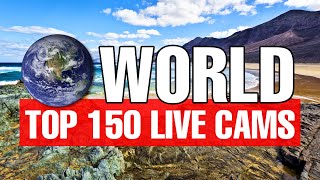 🔴 100 TOP LIVE CAMS around the world  SkylineWebcams [upl. by Kcirdnekal304]