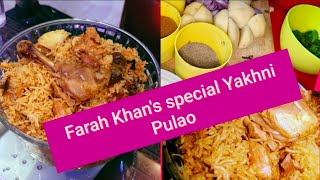 Farah Khan Special Yakhni Pulao 🤤  Farah Khan Yakhni Pulao 🤤 [upl. by Amitak]