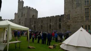 The Band of the Royal Corps of Signals Caernarfon Commemoration of centenary Mametz Wood 070716 [upl. by Daney]