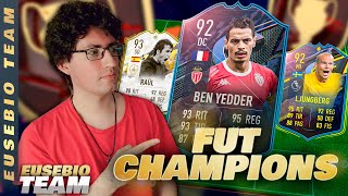 Terminando el FUT Champions con Raúl 93 Ben Yedder 92 y Ljungberg 92  FIFA 22 ULTIMATE TEAM [upl. by Koy]