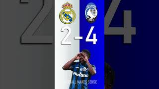 Real Madrid vs Atalanta  UEFA Super Cup Score Predictor  hit pause or screenshot [upl. by Enait]