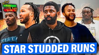 Kyrie Irving Jalen Brunson Jeremi Grant Kyle Anderson Torey Craig at MTAR pro run [upl. by Ahsyen]