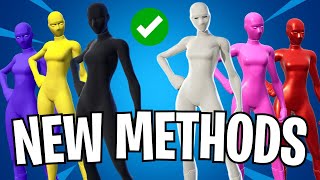 How To Get All White And All Black Superhero Skin In Fortnite  NEW METHODS [upl. by Aihsi]