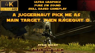 A Juggernaut picks me as main target then ragequit  Concealment Operative  SWTOR PvP 73 [upl. by Le]