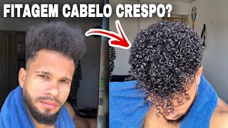 COMO FAZER FITAGEM NO CABELO CRESPO [upl. by Sanborne911]