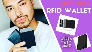 WHAT IS A RFID WALLET RFID BLOCKING WALLET REVIEW  2018 [upl. by Bertsche]