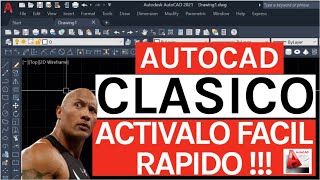 AUTOCAD CLASICO  ACTIVALO FACIL Y RAPIDO 2022 [upl. by Enirok92]