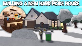 BUILDING A NEW NO GAMEPASS HOUSE IN BLOXBURG HARD MODE [upl. by Leynad883]