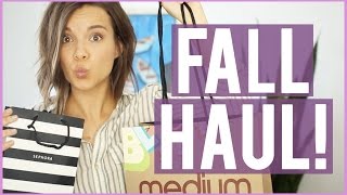 Fall Haul 2016 Beauty Fashion  More ◈ Ingrid Nilsen [upl. by Rusert537]