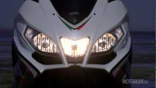 2012 Aprilia SRV850 review by Tor Sagen [upl. by Nyrret433]