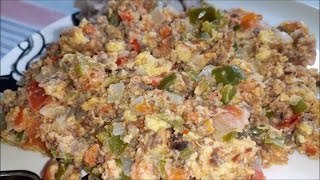 MACHACA CON HUEVO Desayuno Norteño [upl. by Cuda]