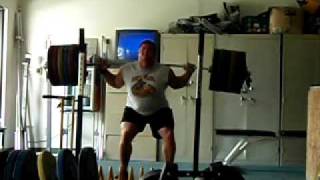 600 lb Squat x 5 reps ATG  RAW [upl. by Aihsot975]