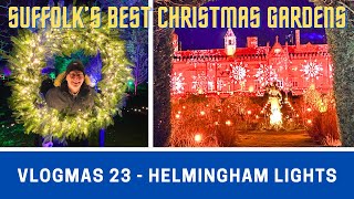 VLOGMAS 23  Helmingham Hall Gardens Christmas Lights Show  Vlog 616 [upl. by Adrien616]