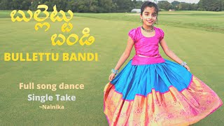 Bullettu Bandi  Full song dance by Nainika amp Thanaya  Mohana Bhogaraju  Laxman [upl. by Anem]