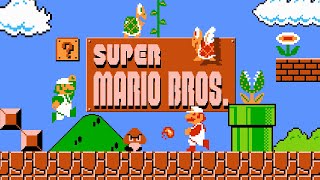 Super Mario Bros 1985 NES  2 Players Amazing coop with 99 lives tricks [upl. by Chyou]