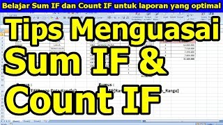 Fungsi Sumif dan Countif [upl. by Aziaf320]