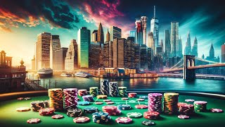 Playing an ILLEGAL POKER game in NEW YORK CITY Close 2 Broke Poker Vlog [upl. by Enirrok]