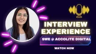 Accolite Digital Interview Experience  Batch  2022  All Interview Questions Covered [upl. by Girard864]