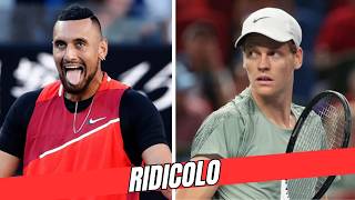 Sinner il nuovo attacco di Kyrgios dopo la vittoria su Djokovic [upl. by Hubble7]