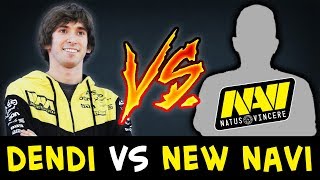 DENDI vs new NaVi offlane Blizzy — FIRST time [upl. by Akimyt]