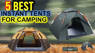 ✅ Top 5 Best Instant Tents For Camping 2023 [upl. by Noed779]